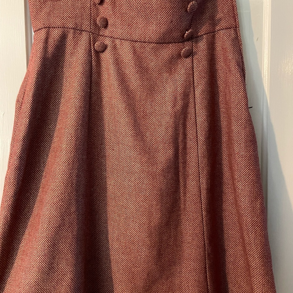 ModCloth midi a line skirt. Size L